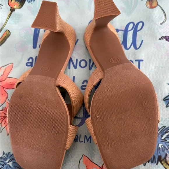 A New Day Women's Beige Woven Sandals - Picture 3 of 5